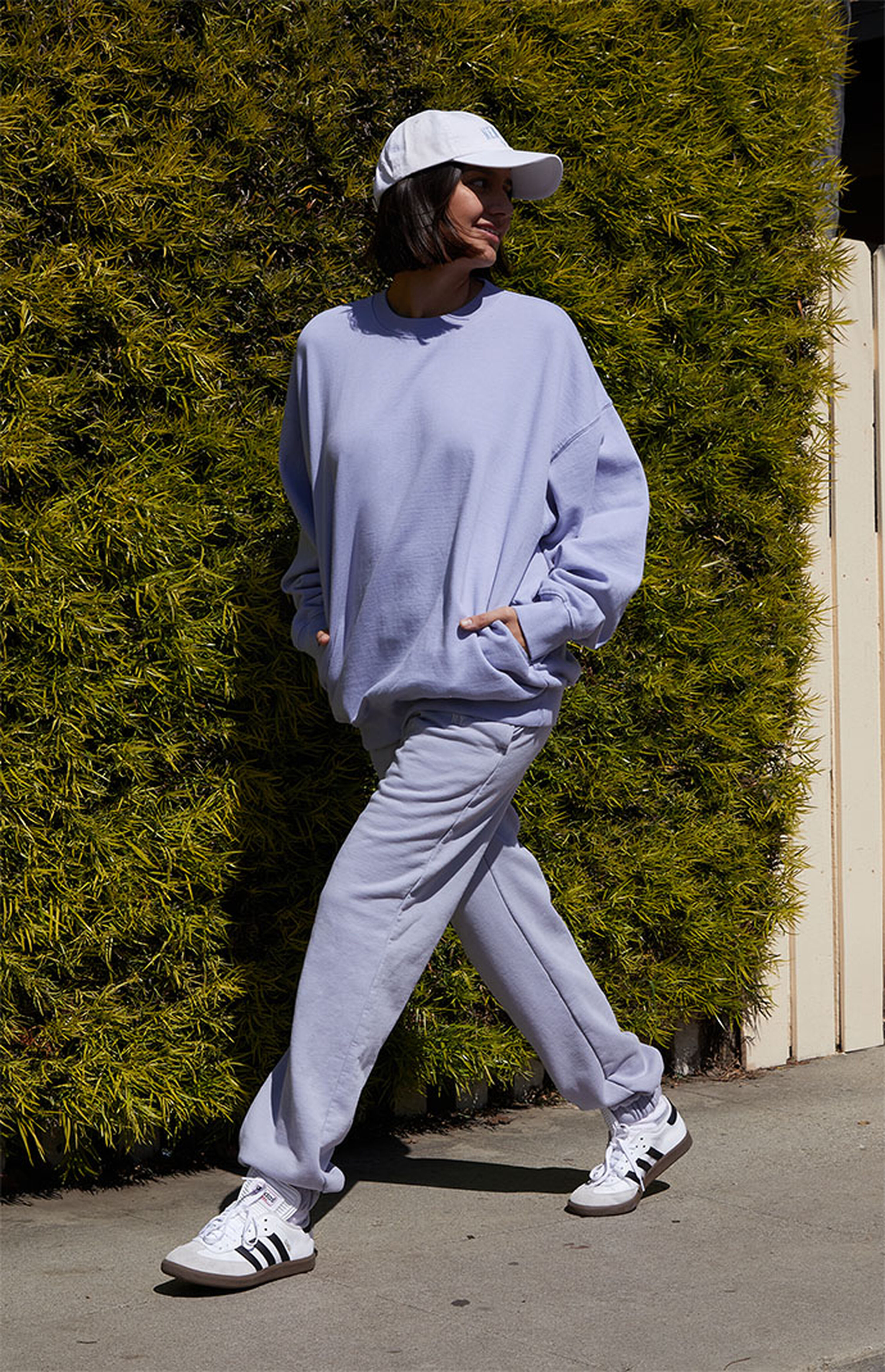 John Galt Light Blue New York Rosa Sweatpants | PacSun | PacSun