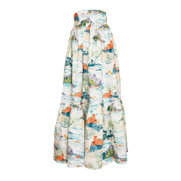 Cerise Olympia Skirt, Aloha Print | The Avenue