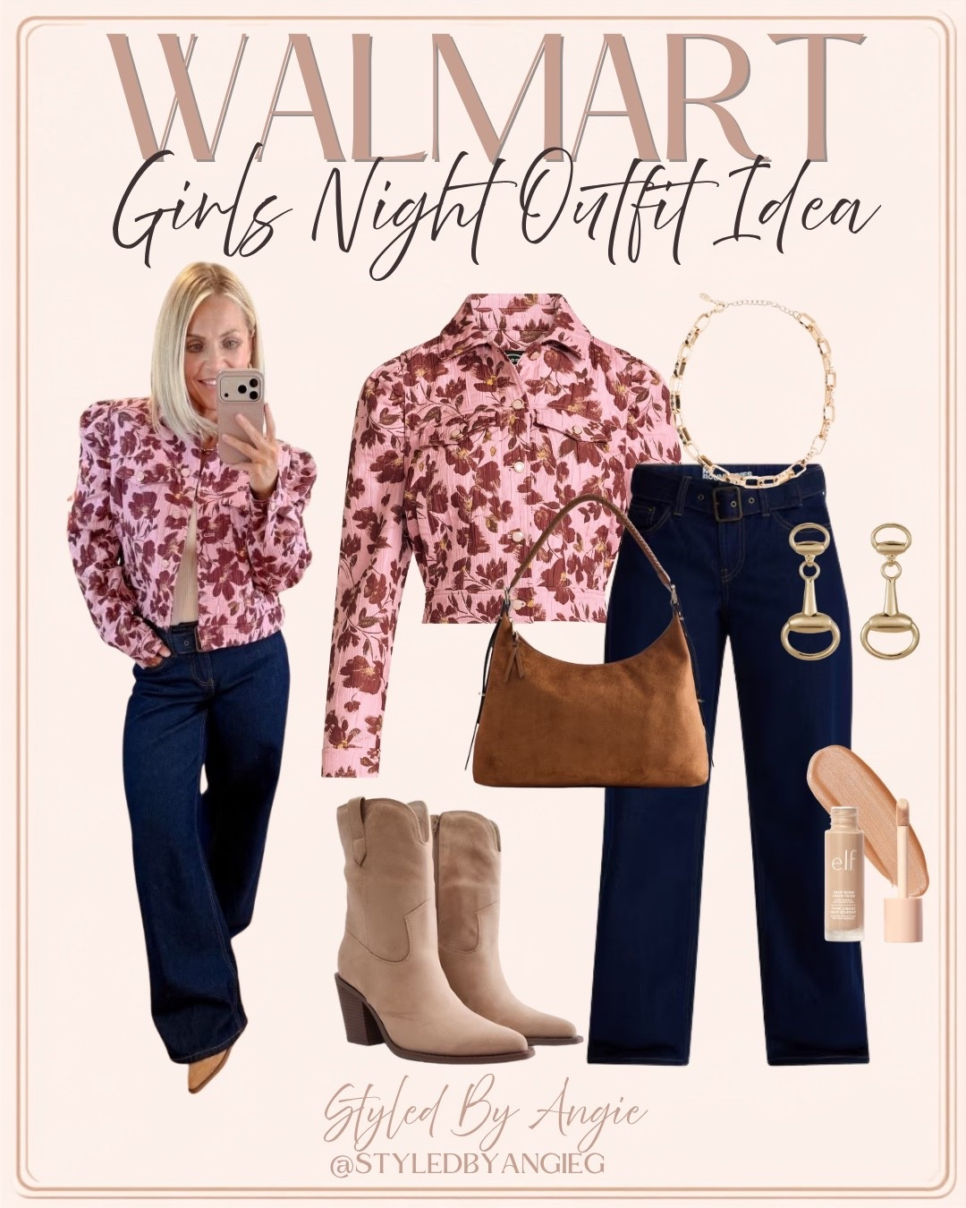Walmart Girls Night Out Outfit Idea 

Walmart fashion, Walmart finds, Walmart outfits, summer outfits, fall outfits, teacher outfits, petite style, midsize fashion, Walmart jeans, Walmart handbags

#LTKMidsize #LTKPetite #LTKSeasonal