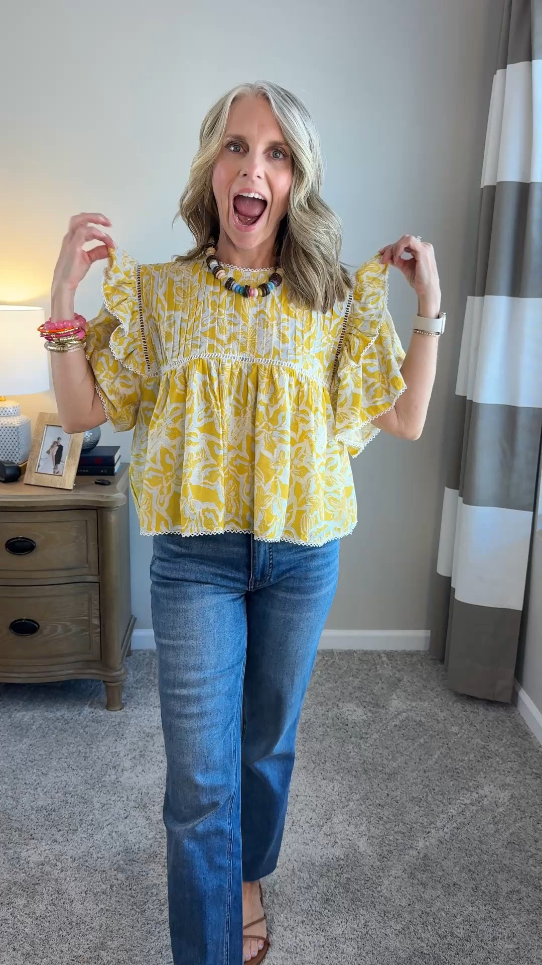 So cute. Boho vibes incoming. Wearing XS top and 2 jeans. Use code COAST15 on Avara

#LTKgrwm #LTKootd #LTKOver40