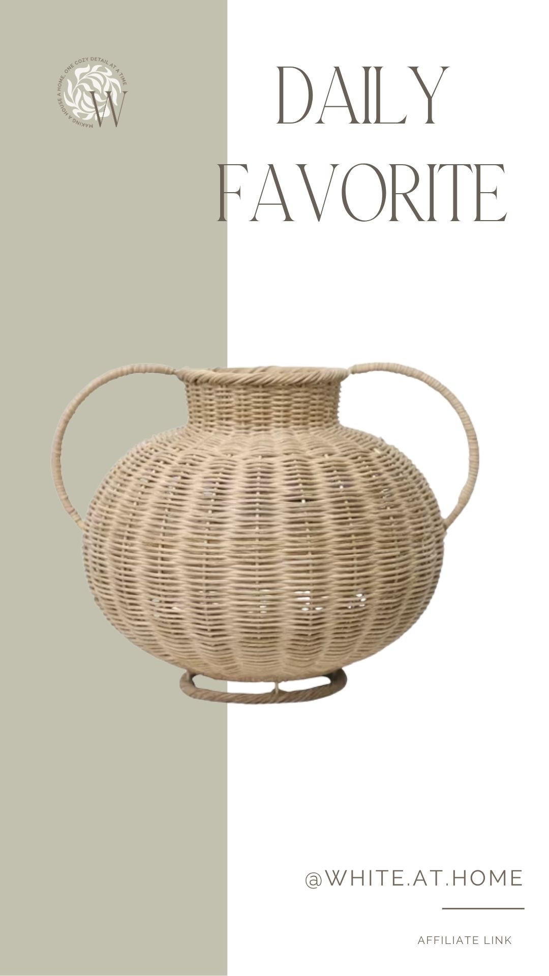 The prettiest woven vase from Walmart! This is a designer inspired find for a fraction of the price! It’s smaller in size than the designer ones, but provides the same beautiful look and texture. Under $20!

#LTKHome