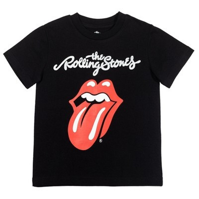 Rolling Stones Rock Band Big Boys T-Shirt Black 10-12 | Target