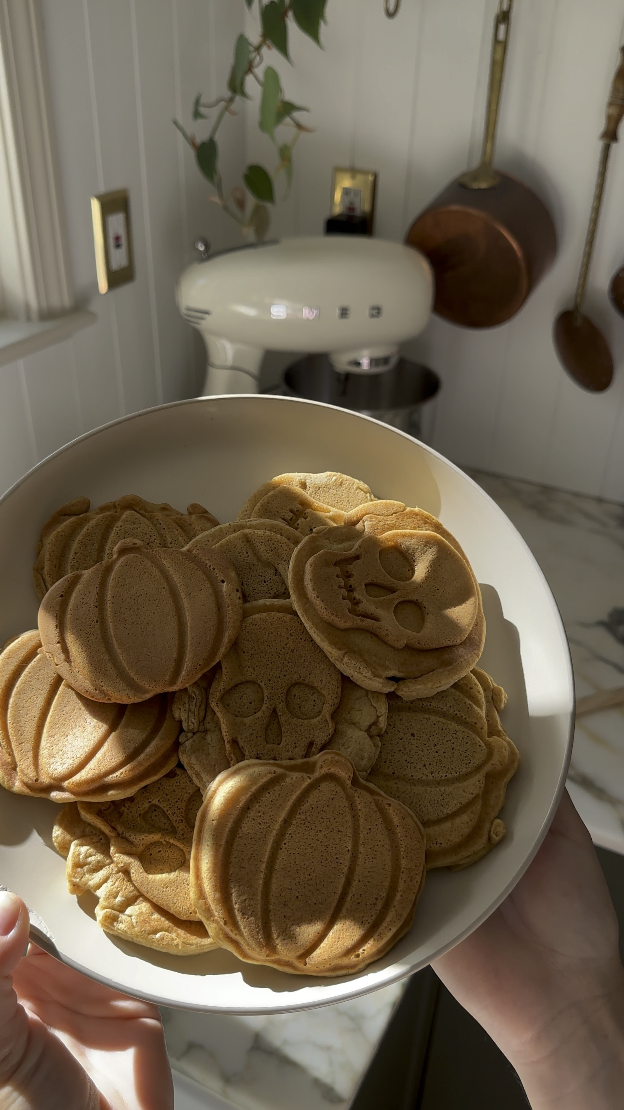 The cutest Halloween waffle makers! A pack of two for under $40 👌🏼🎃

#LTKSeasonal #LTKVideo #LTKFamily