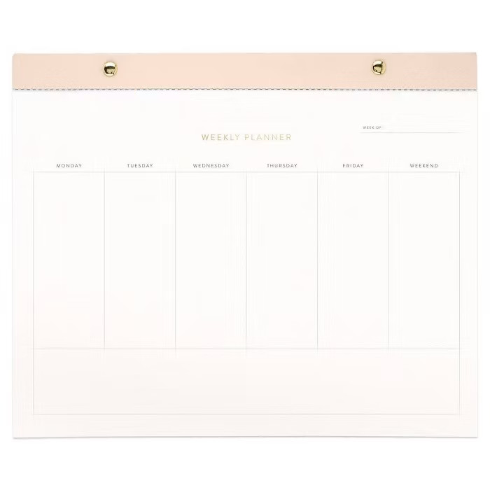 Undated Weekly Planning Pad 8.5" x 10.5" - Sugar Paper Essentials | Target