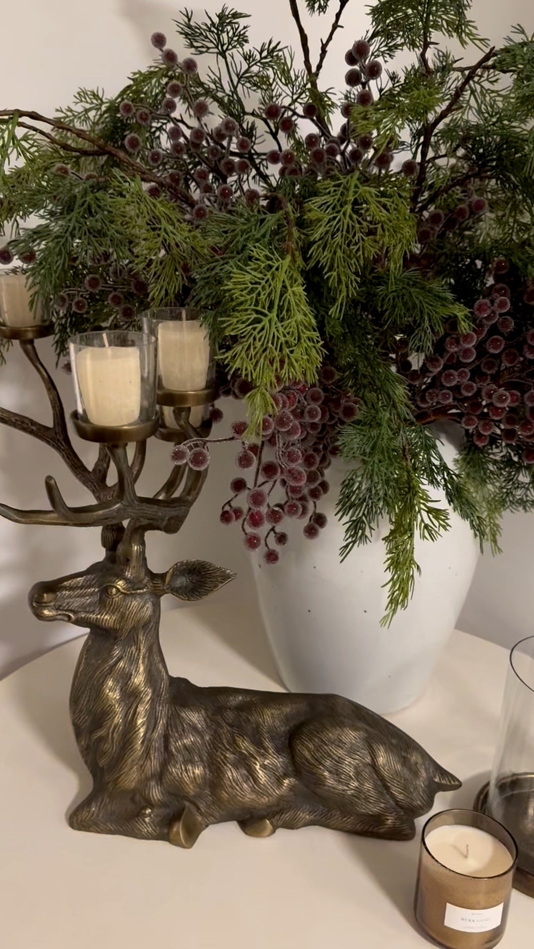 Christmas foyer styling🎄

#LTKHome #LTKSeasonal #LTKStyleTip