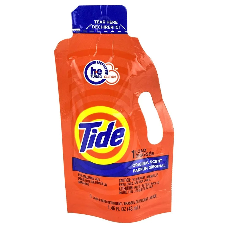 Tide Ultra Concentrated Laundry Detergent and Washing Soap, Travel Size, 1.6 oz | Walmart (US)