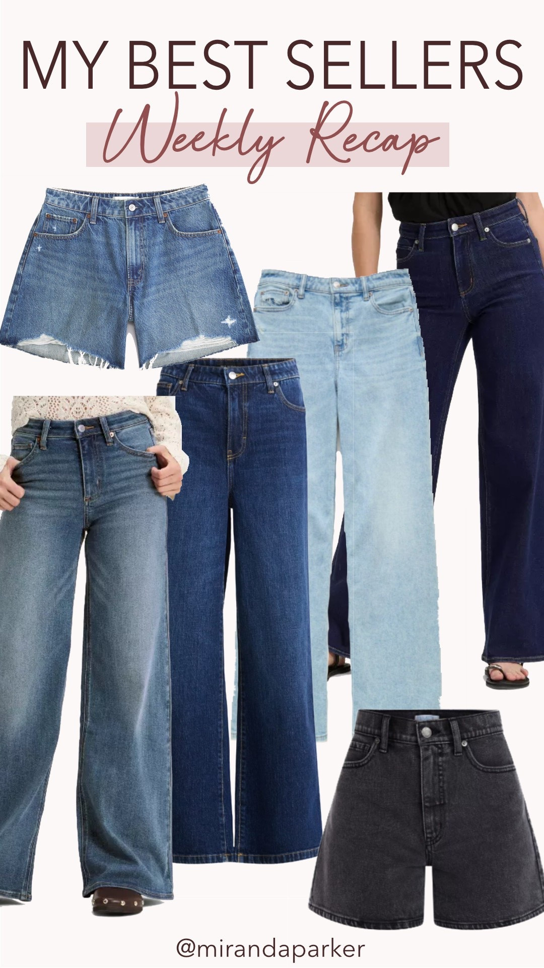 Denim is in! These are my most popular sellers from this past week.