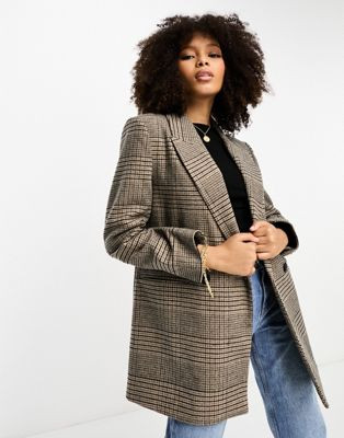 Stradivarius – Karierter Oversize-Blazer | ASOS (Global)