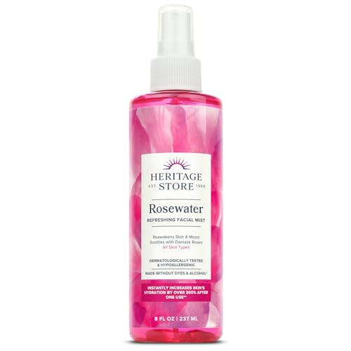HERITAGE STORE Rosewater - Refreshing Facial Mist for Glowing Skin with Damask Rose, All Skin Typ... | Amazon (US)