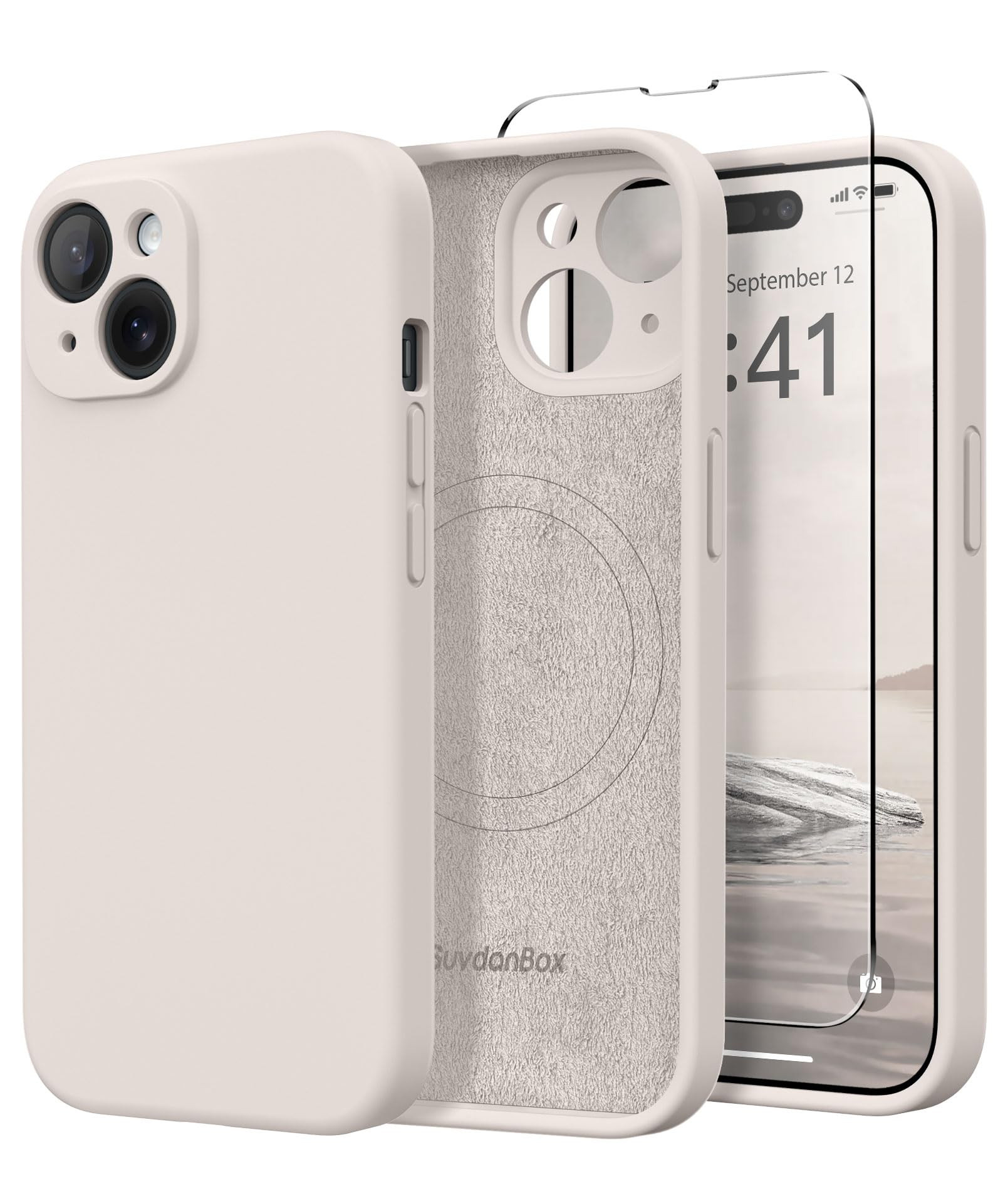 Magnetic for iPhone 15 Case, Compatible with MagSafe, [Screen Protector + Full Camera Protection]... | Amazon (US)