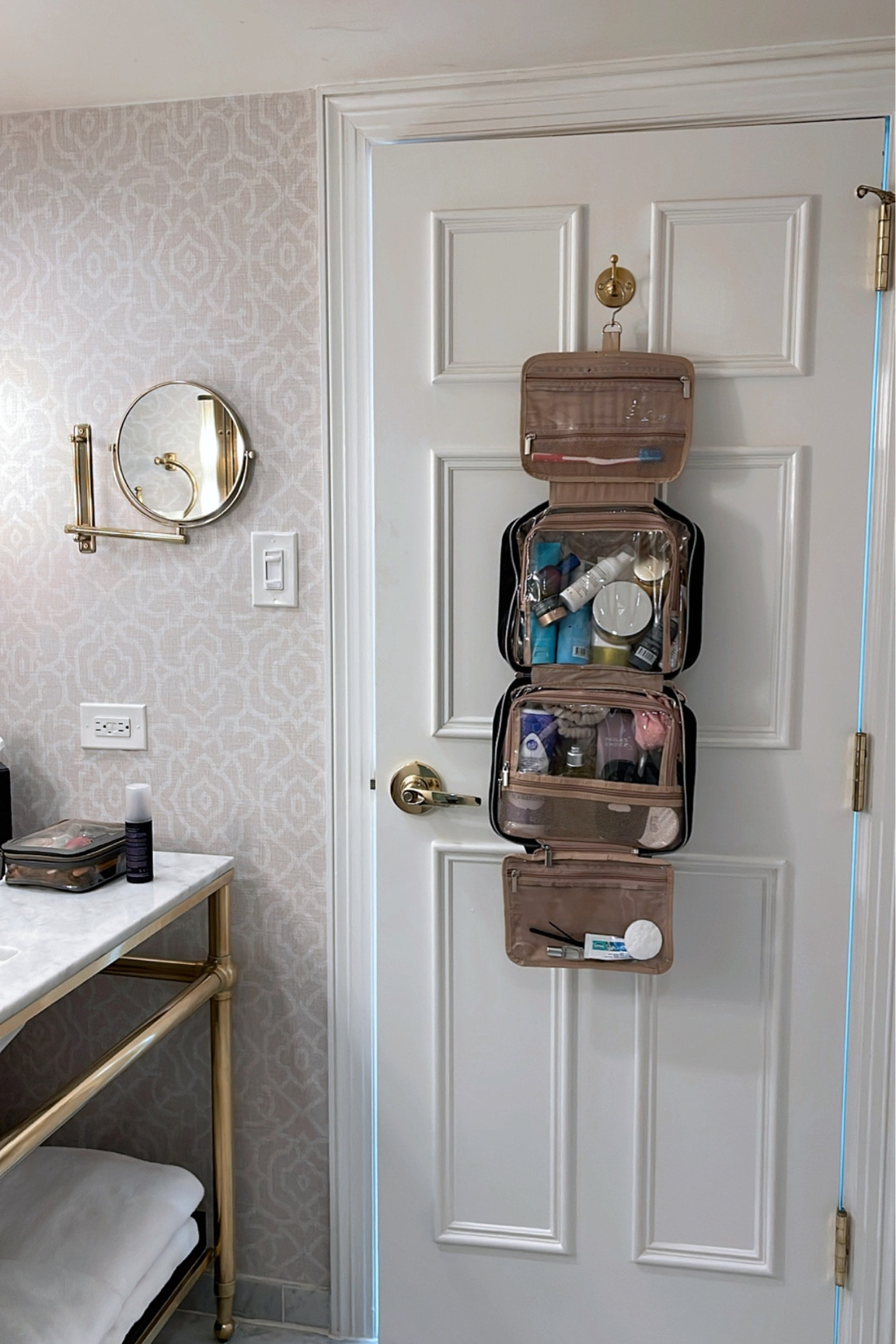 Travel toiletry bag.

Travel essential. Beauty essentials. Travel beauty bag. 

#LTKFind #LTKitbag