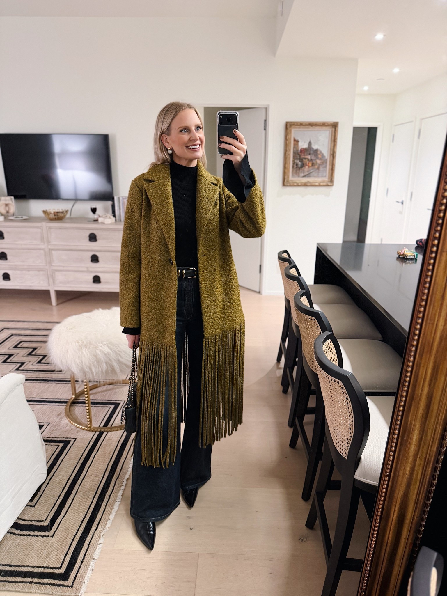 Tonight! Swapped my boots and coat for dinner. 

#LTKHoliday