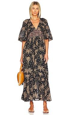 Free People Golden Hour Maxi Dress in Black Combo from Revolve.com | Revolve Clothing (Global)