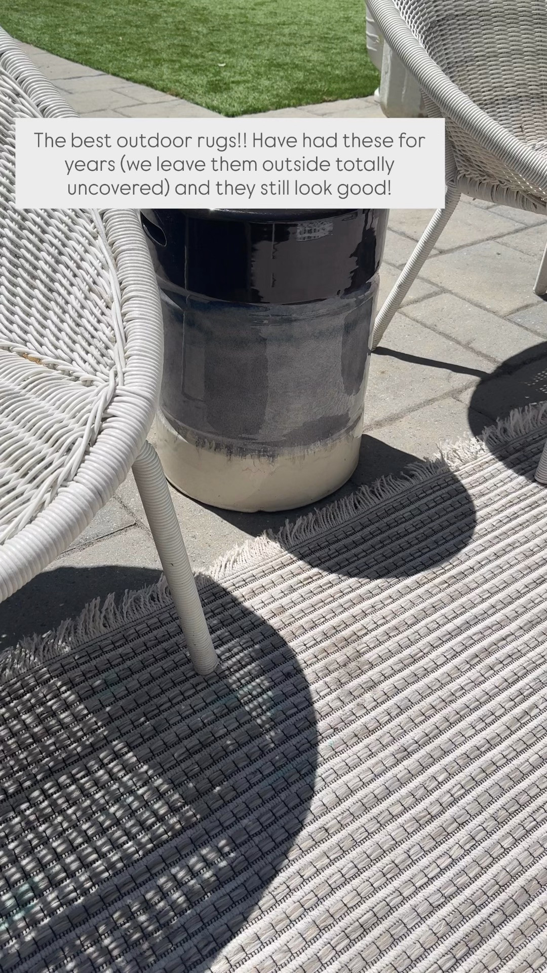 The best outdoor rugs!! Have had these for years (we leave them outside totally uncovered) and they still look good!

Backyard inspo, outdoor rug, backyard design, modern coastal home, loloi rugs

#LTKSaleAlert #LTKHome #LTKSeasonal