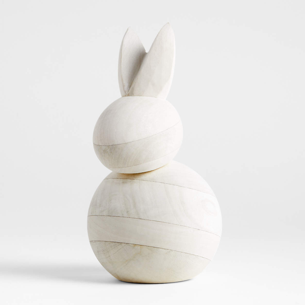 Large Wood Easter Bunny 9" + Reviews | Crate & Barrel | Crate & Barrel
