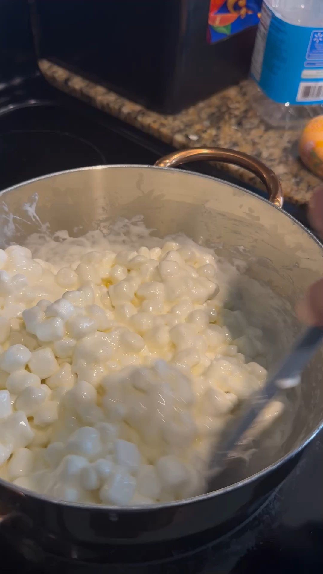 Stainless steel so good even marshmallows don’t stick🙌🏽💗 Yes, #greatjones is worth every penny. I actually threw away all of my old toxic pots away cause I refused to donate things that can harm
Others.  S/o to Great Jones for quality products! 

#LTKHome #LTKGiftGuide #LTKFamily