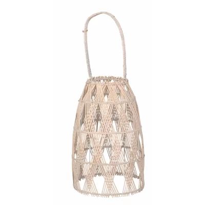 Woven Bamboo Lantern Bay Isle Home Size: 22" H x 10.25" L x 10.25" W | Wayfair North America