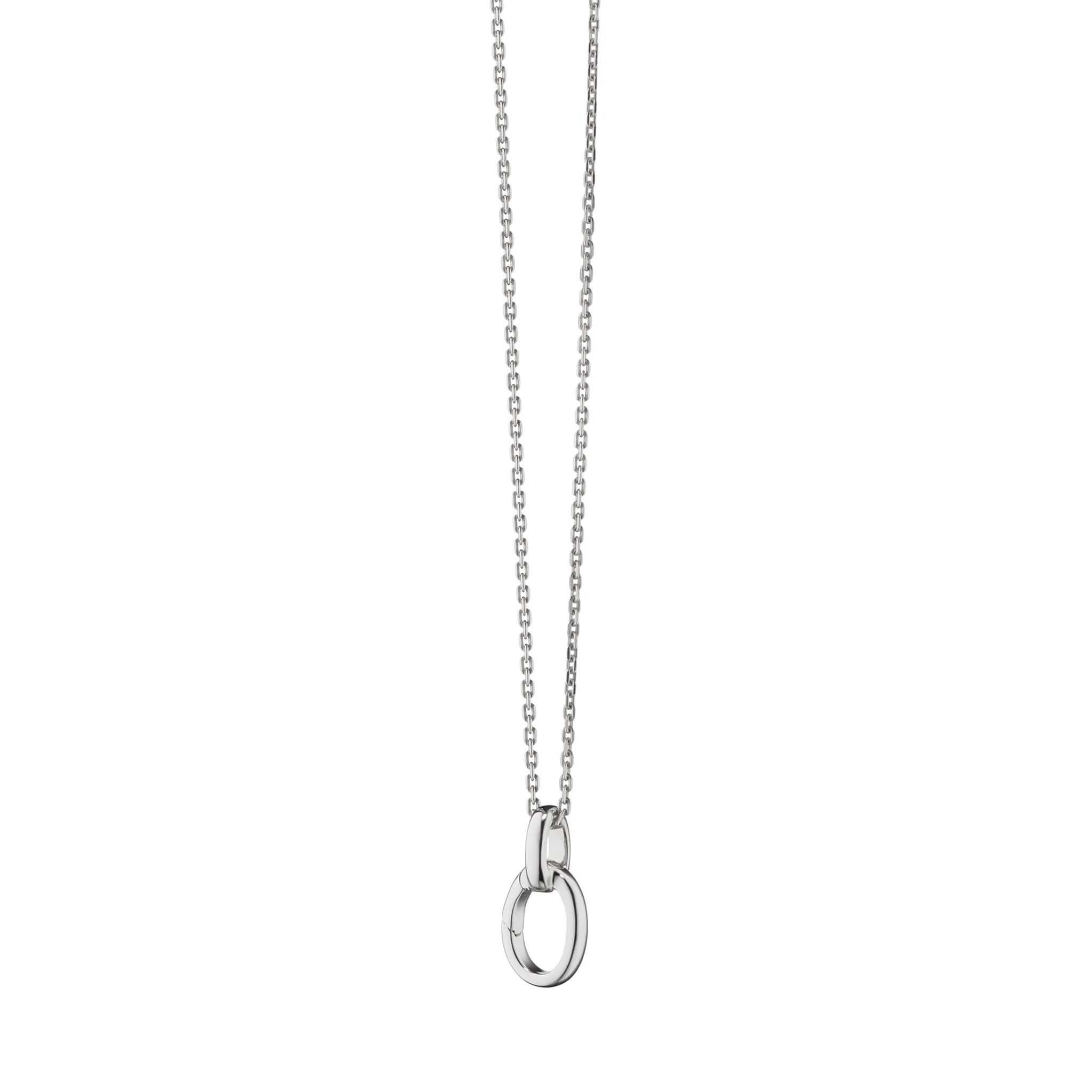 20" "Design Your Own" Sterling Silver Charm Chain Necklace, 1 Charm Station | Monica Rich Kosann