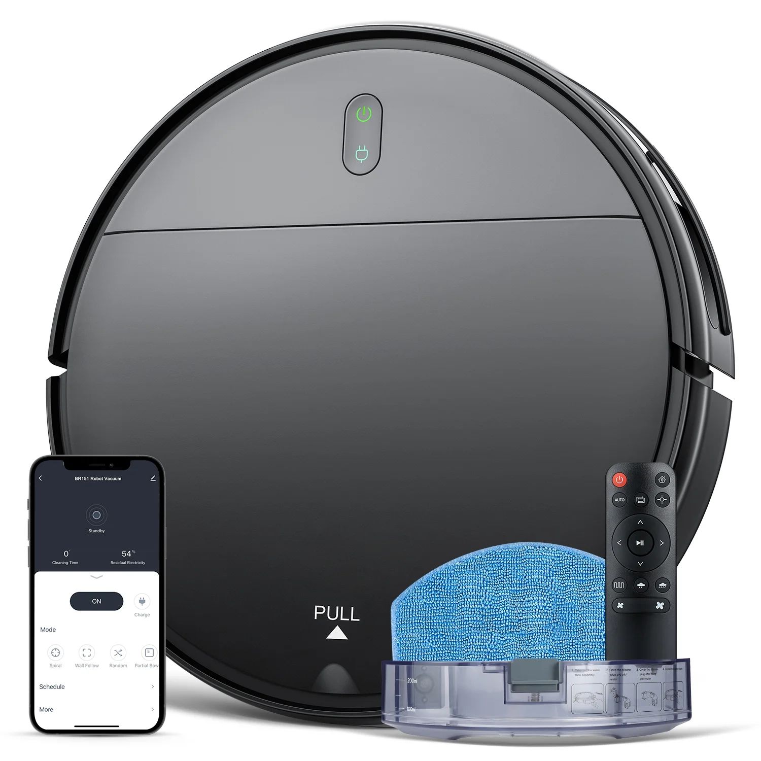 ONSON Robot Vacuum Cleaner, 2 in 1 Robot Vacuum and Mop Combo, With WIFI Connection For Pet Hair,... | Walmart (US)