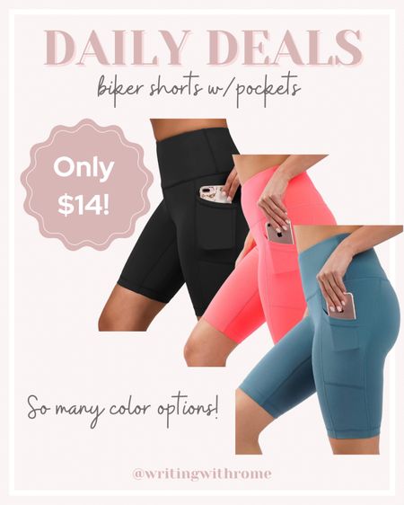 Women’s biker shorts with pockets! Available in different colors and lengths

$15 + an extra 10% off, TTS 

Women’s activewear, women’s summer wardrobe, women’s biker shorts, women’s long biker shorts with pockets, colorful wardrobe, neutral wardrobe, summer wardrobe capsule, women’s loungewear, cute and casual outfits, Amazon daily deals, Amazon wardrobe, affordable fashion

#LTKsalealert #LTKstyletip #LTKfit