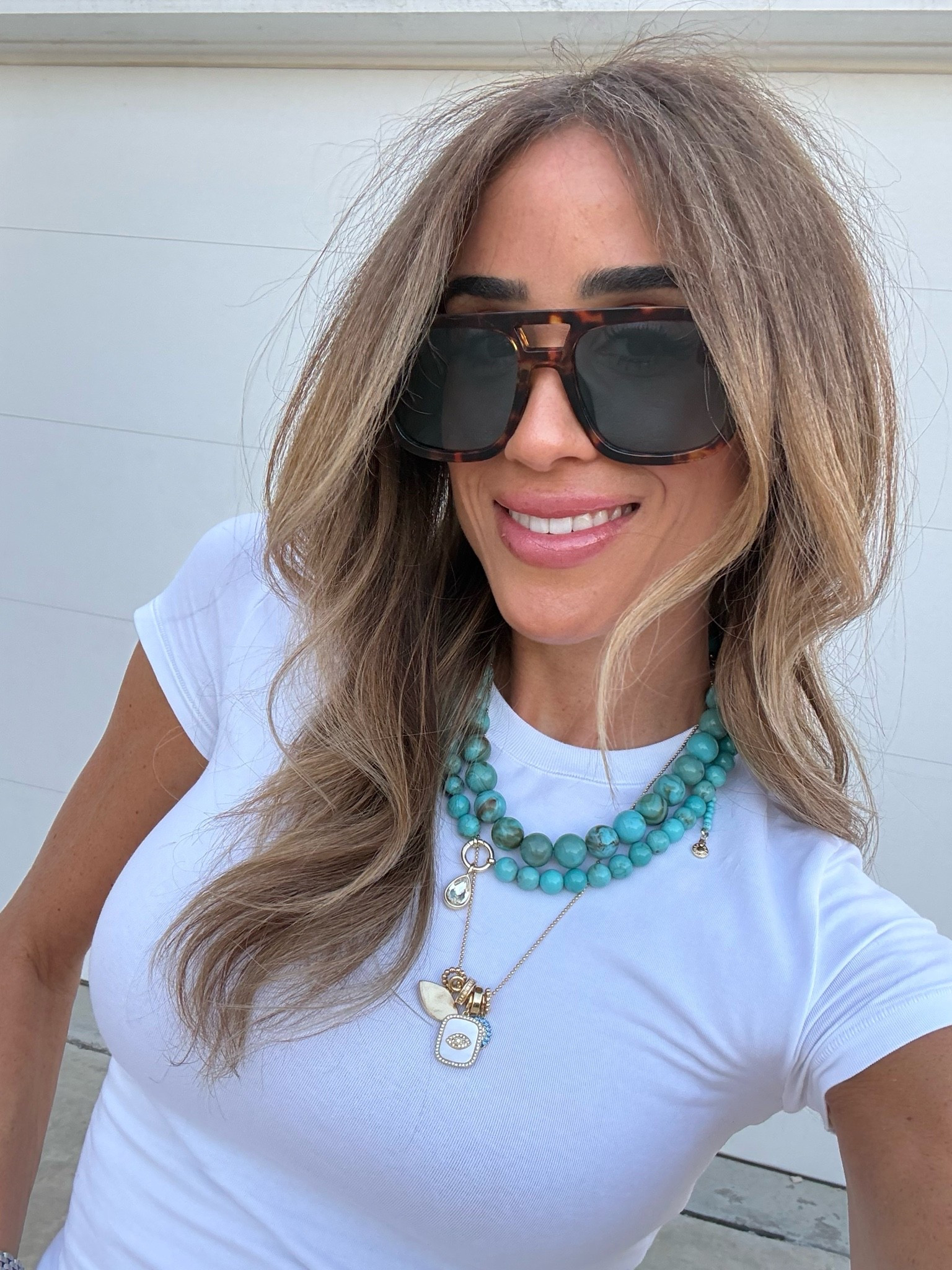 My most worn necklaces and sunglasses. As you can tell, I always wear them ☺️

#LTKPetite #LTKootd