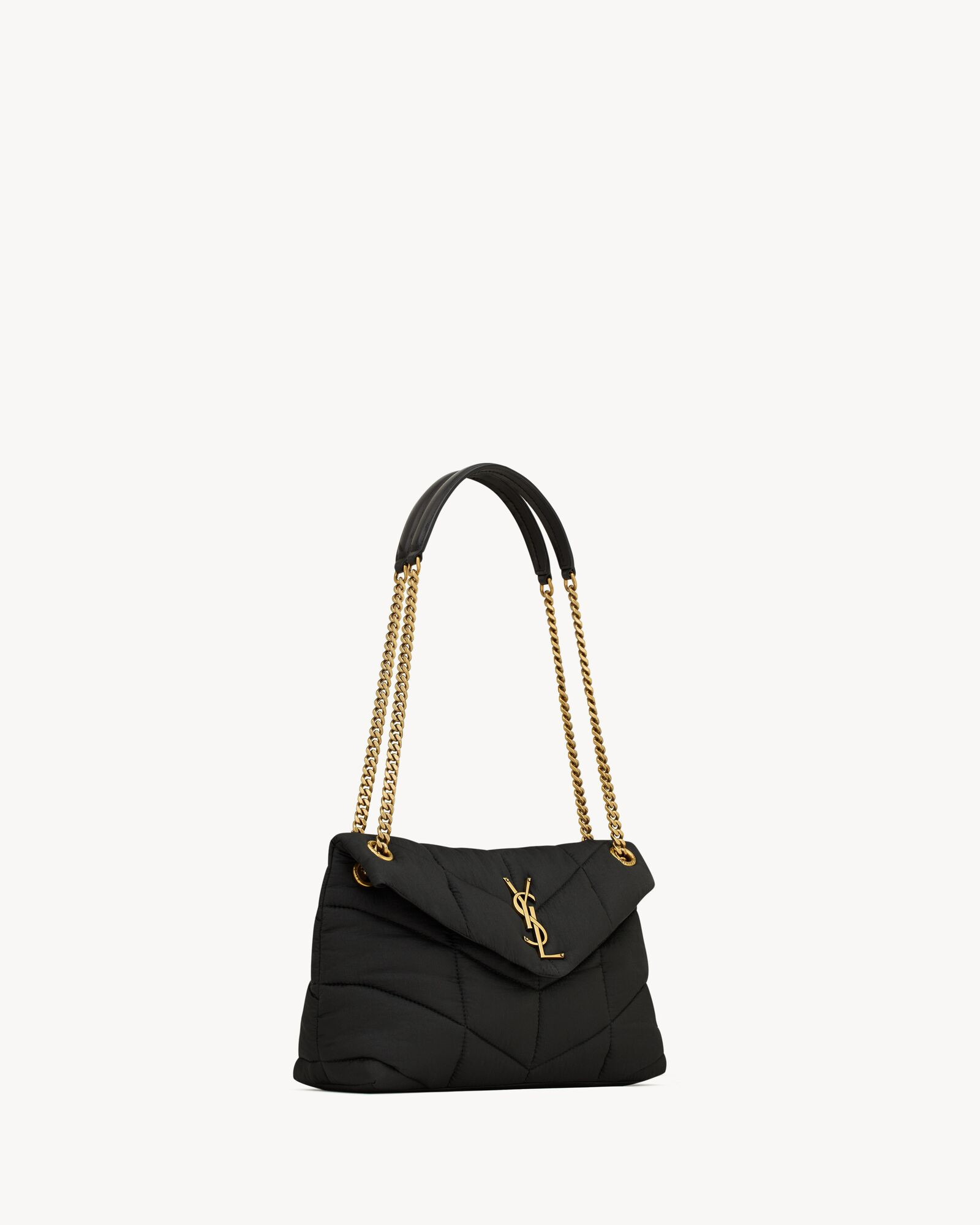 puffer small in  nylon and leather | Saint Laurent Inc. (Global)