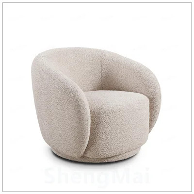 Swivel Accent Chair, Boucle Fabric Upholstered Barrel Chair for Modern Living and Comfortable Seating in Any Room | Wayfair North America