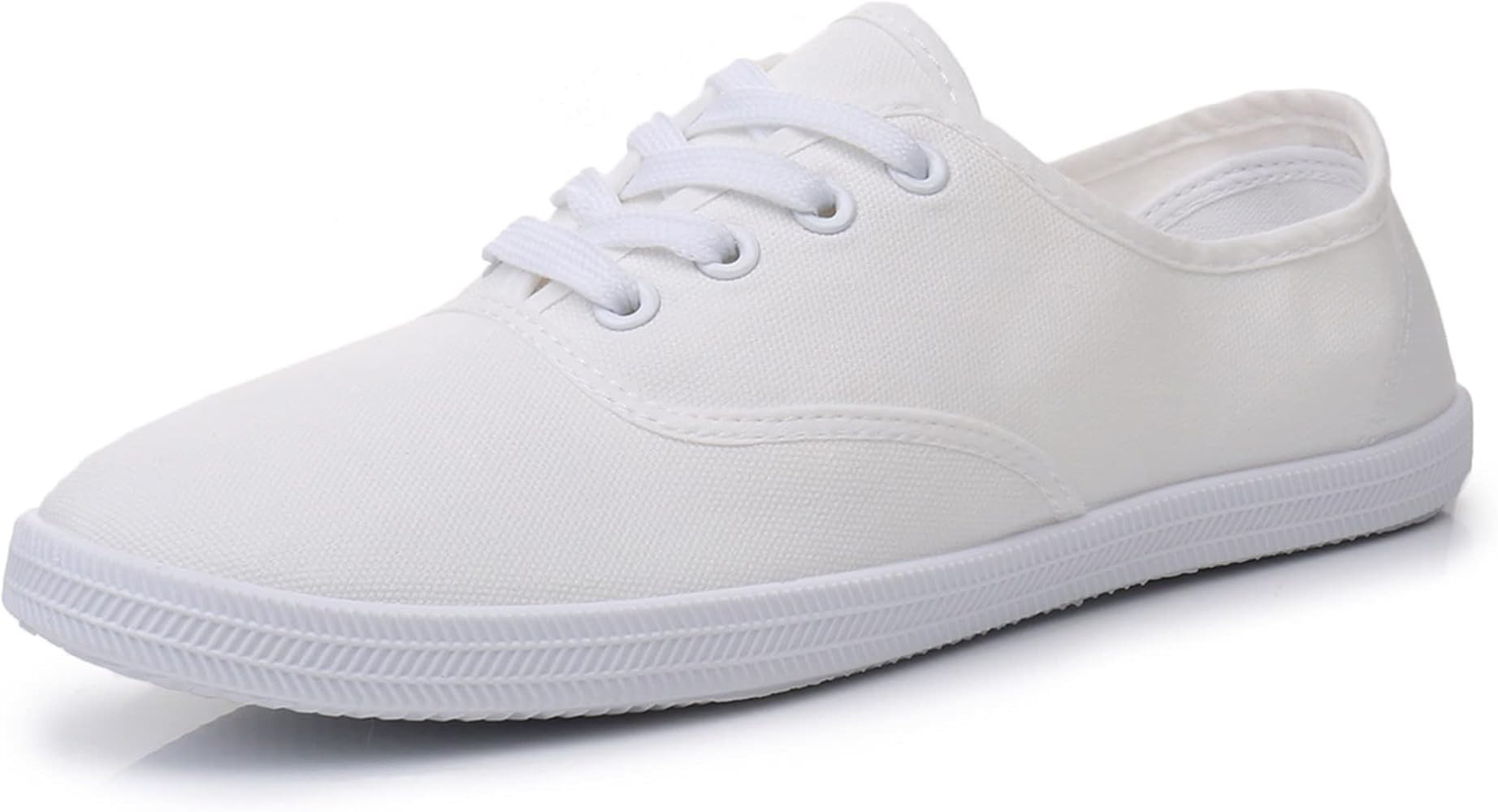 VenusCelia Women's Rainbow Lace Up Sneaker Shoes | Amazon (US)