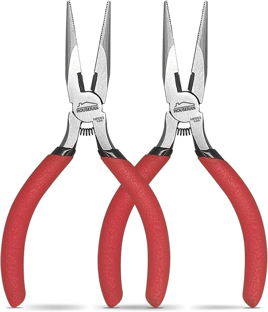 Needle Nose Pliers, 5 Inch, 2 Pack, Jewelry Making Tools | Amazon (US)