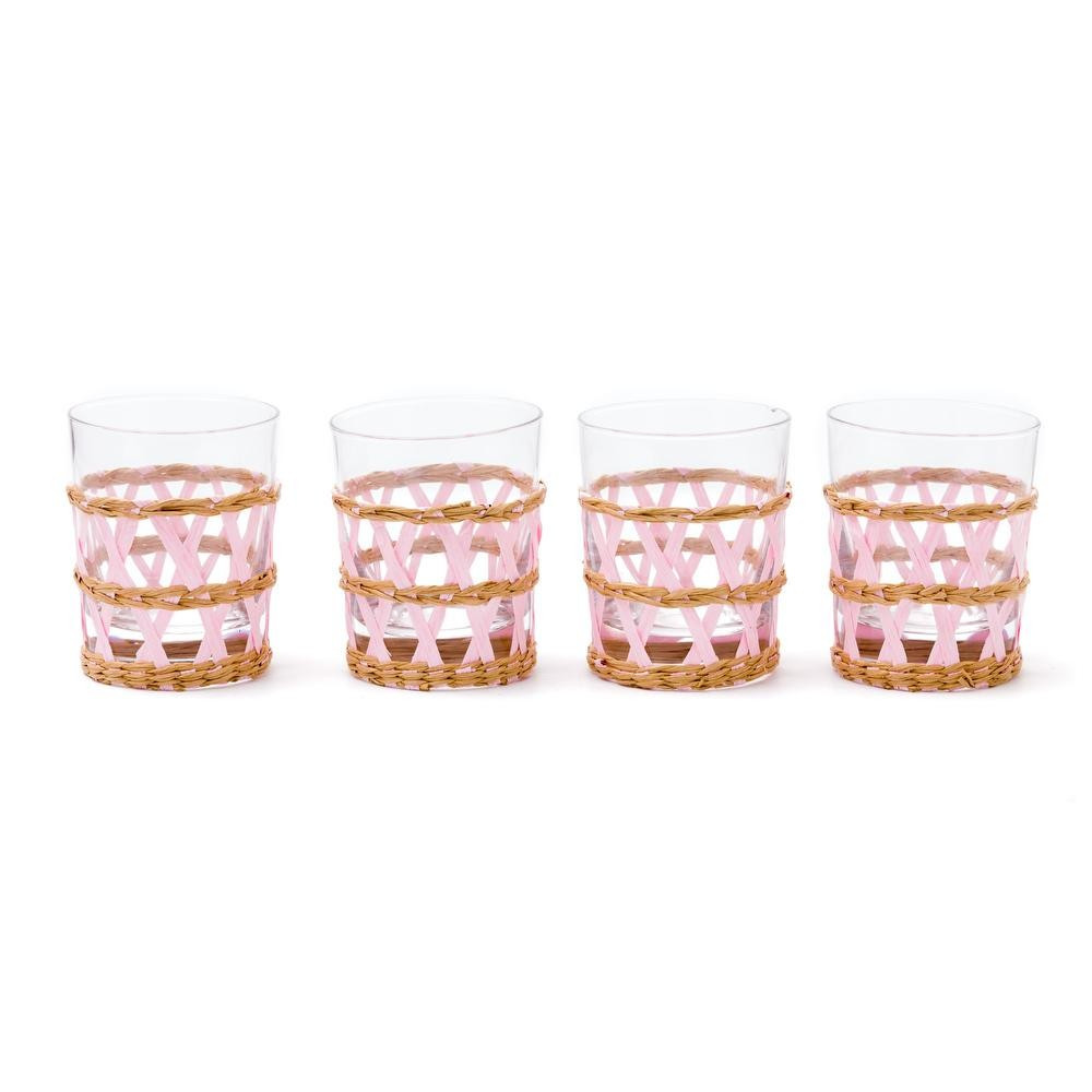 Julia Berolzheimer Island Wrapped Tumbler, Set of 4 | Amanda Lindroth