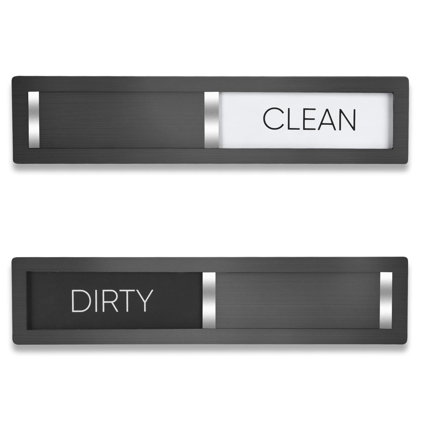 Dishwasher Magnet Clean Dirty Sign, HYF DESIGN Grade 304 Stainless Steel, Non-Scratch/Easy to Rea... | Amazon (US)