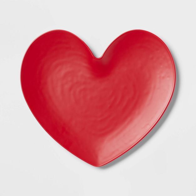 11" x 9" Plastic Heart Plate - Threshold™ | Target