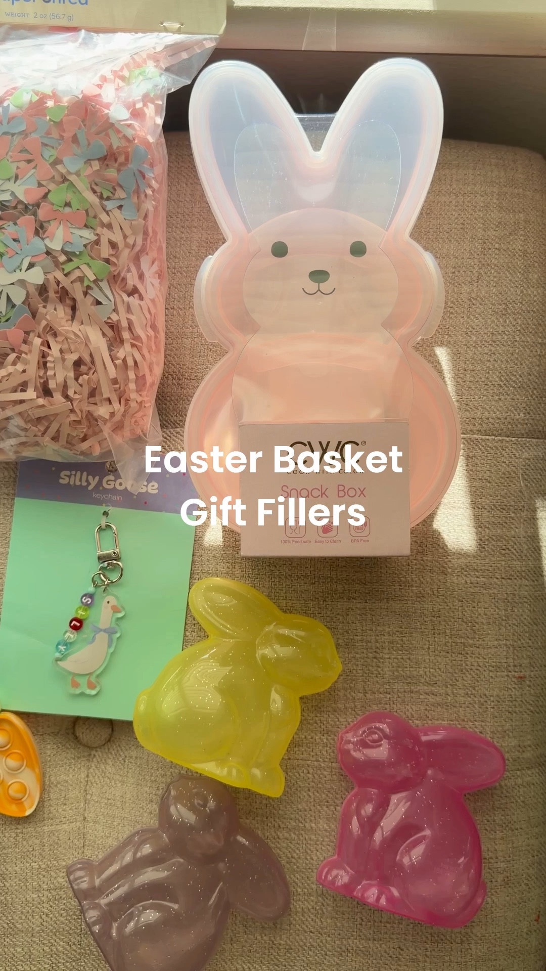 Easter basket gift fillers from @Target ! Love the new CWC snack boxes in the cutest bunny 🐰 shapes for girls and boys! 🌷☀️🌸

#LTKKids #LTKvlog #LTKSeasonal