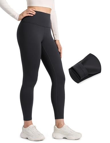 CRZ YOGA Matte Fleece Lined Leggings 25'' | Amazon (US)
