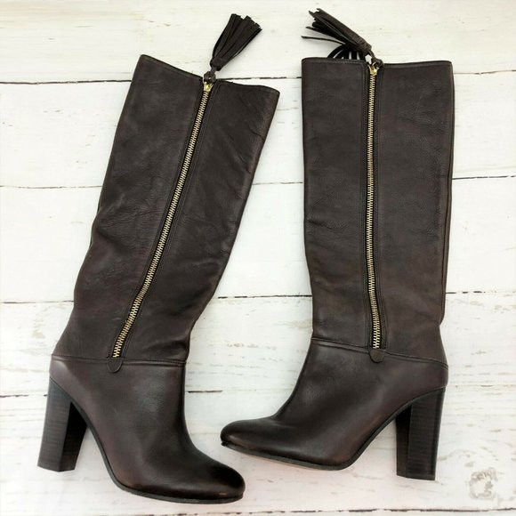 COACH Therese Kneehigh Boot - Dark Brown 7.5 US | Poshmark