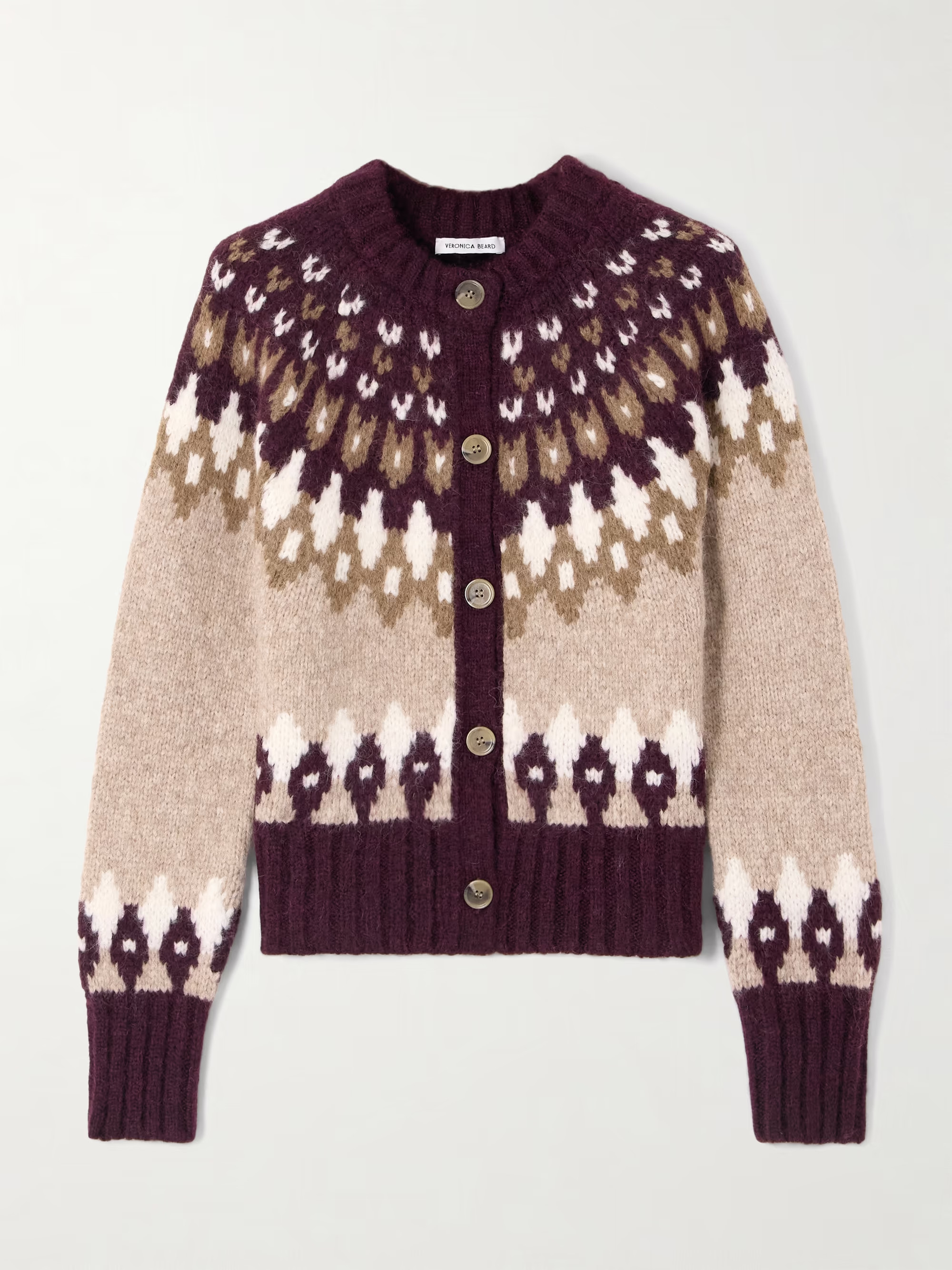 Christina Fair Isle alpaca-blend cardigan | NET-A-PORTER (UK & EU)