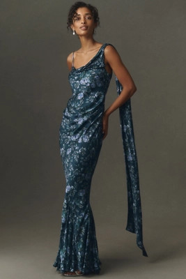 Isla Scarf Printed Maxi Dress | Anthropologie (US)