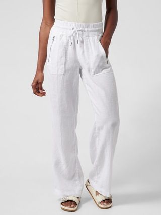 Cabo Linen Wide Leg Pant | Athleta