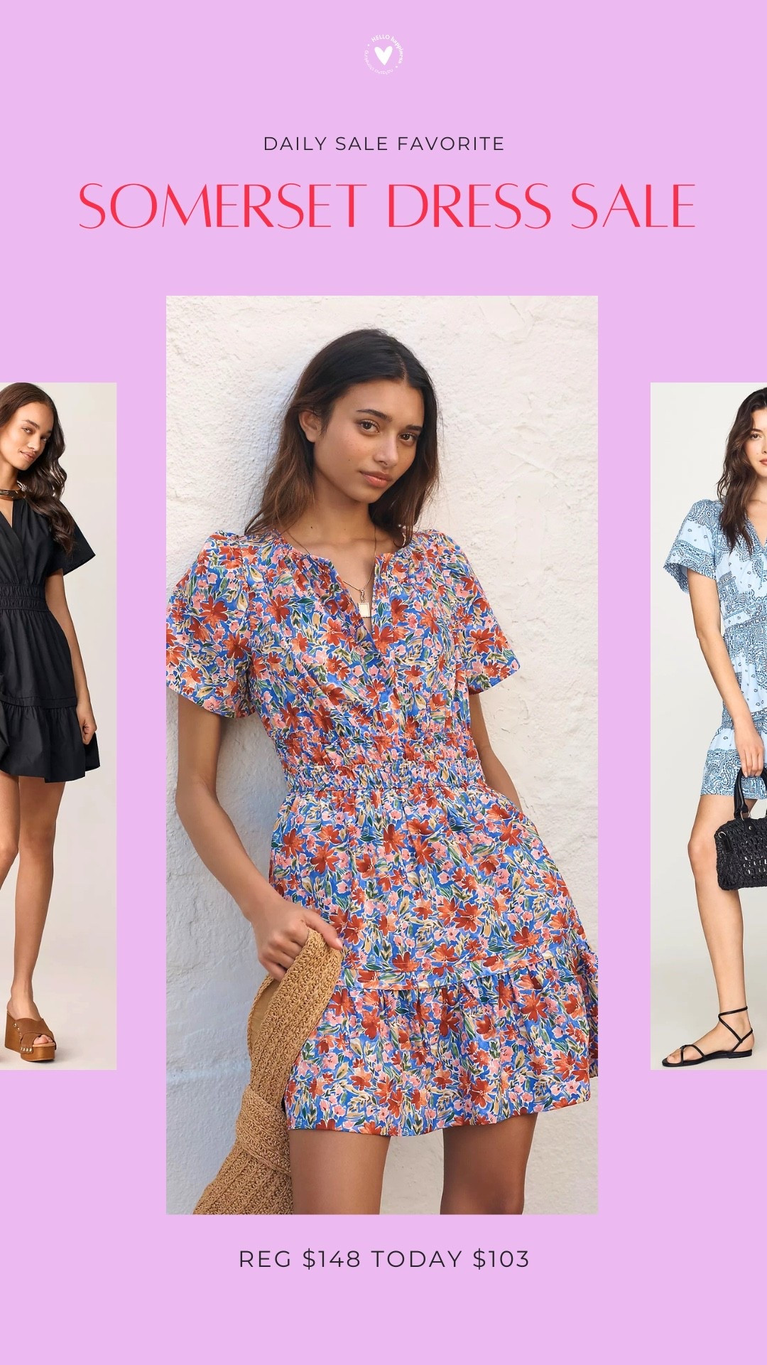 🌸 One of my all-time favorite dresses is on sale! The Somerset Dress is flattering, effortless, and a piece I reach for year after year. So many pretty prints and colors available. 💗

#LTKSaleAlert #LTKootd #LTKTravel
