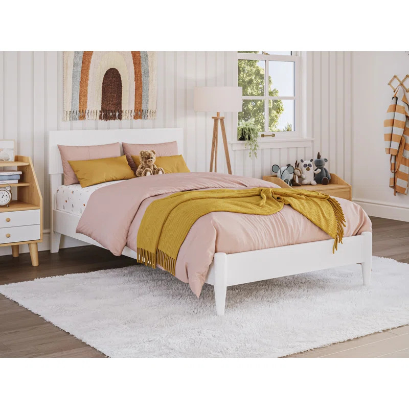 Amandaleigh Solid Wood Panel Bed | Wayfair North America