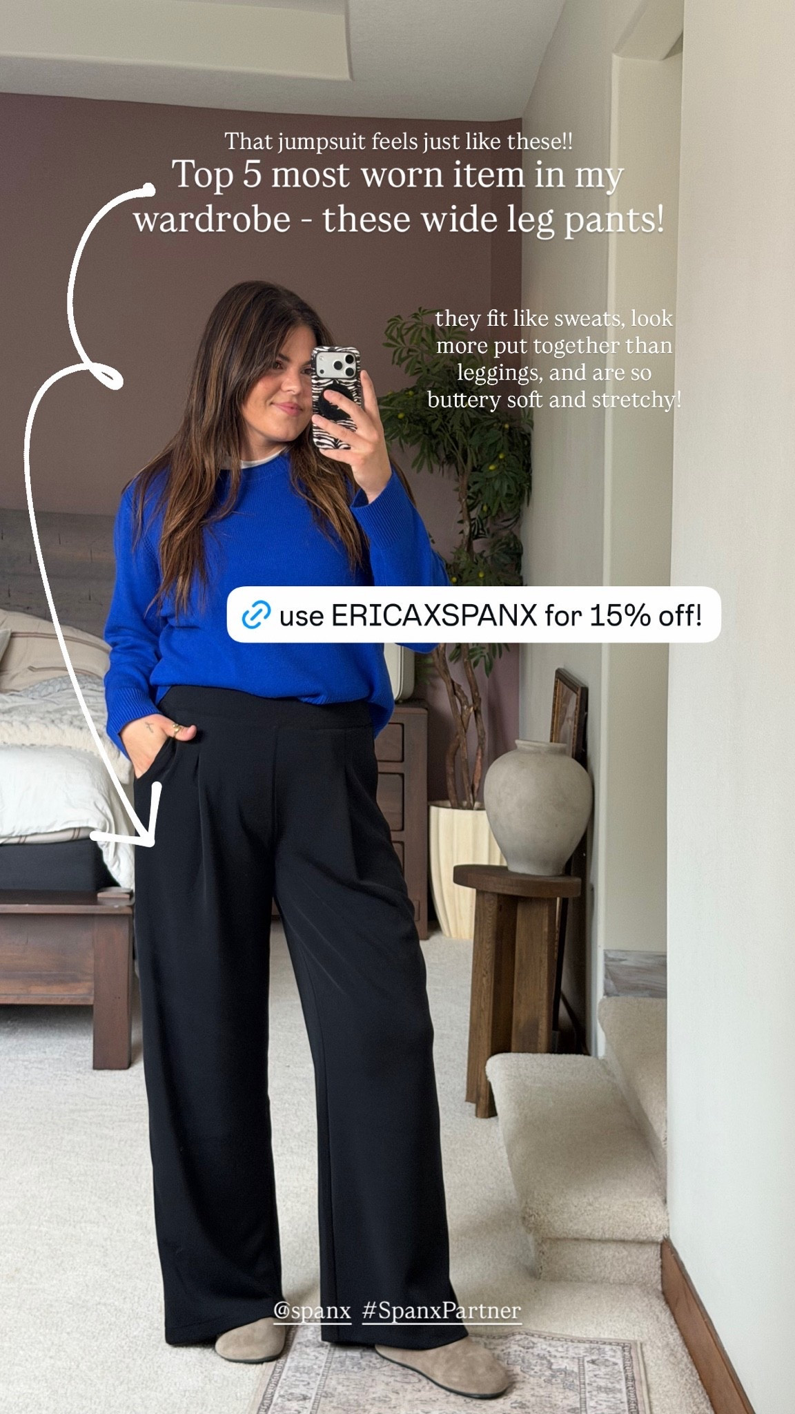 @Spanx #spanxPartner ￼

Wearing large! ERICAXSPANX for 15% off your first purchase and free shipping
