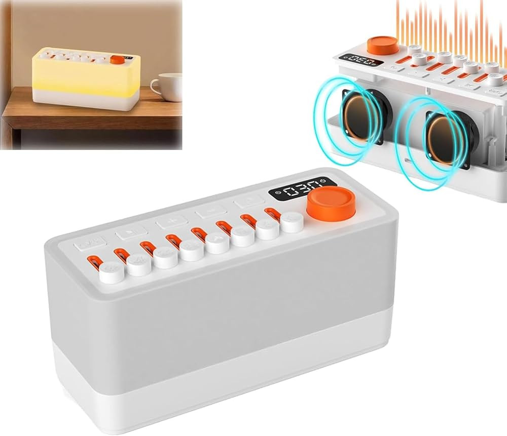 Takoo White Noise, Mixable 3 in 1 Sleep Aid - Portable Sound Machine, Natural Sound Effects Night... | Amazon (US)