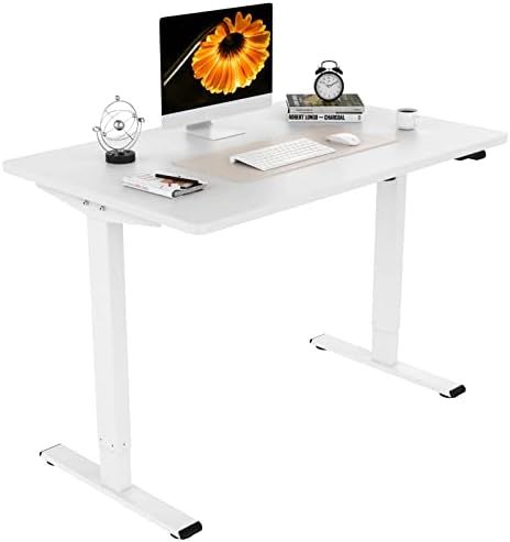 Electric Standing Desk 48 x 30 Inches, Height Adjustable Stand Up Desk w/2-Button Controller, Ergono | Amazon (US)