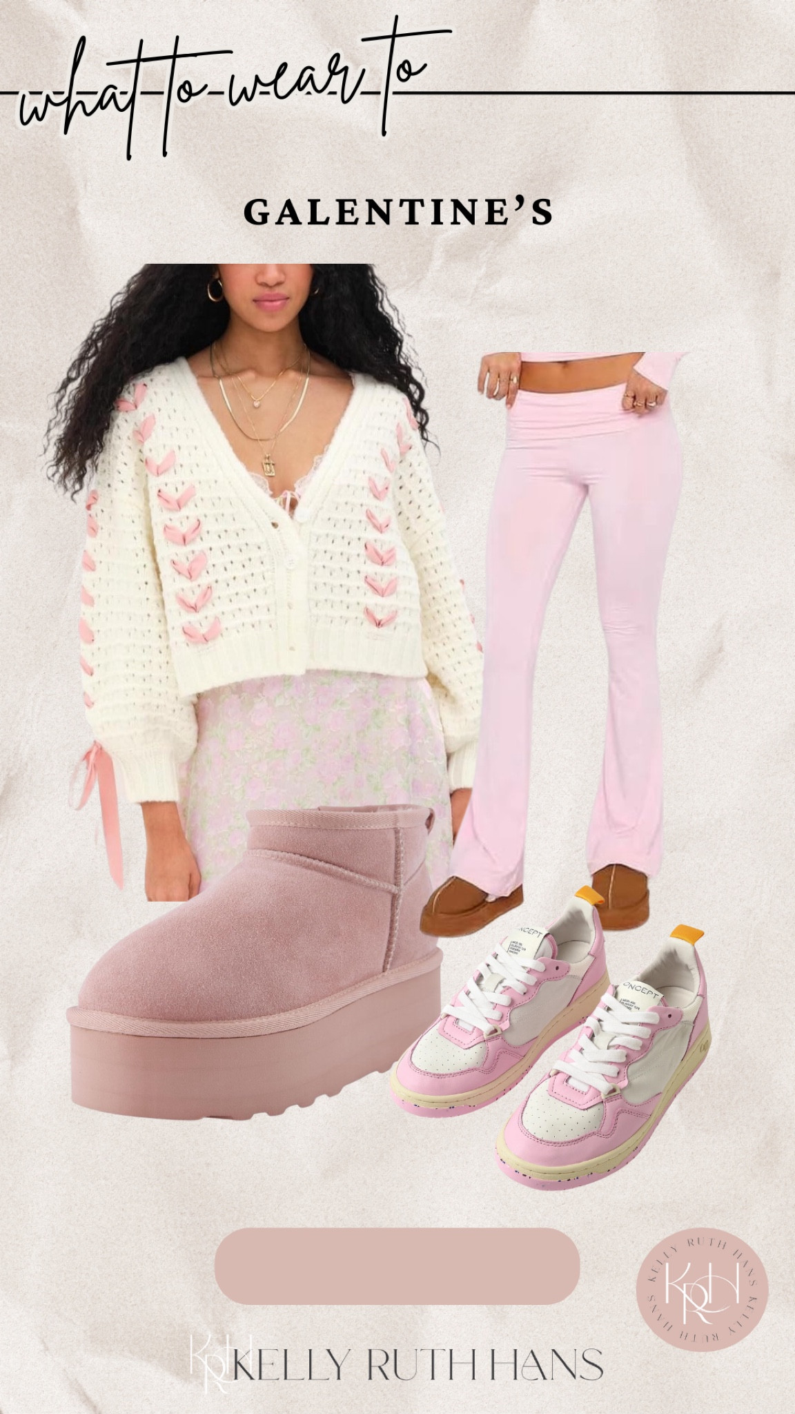 Cute and cozy and for the girls 
Valentine’s Day outfit 