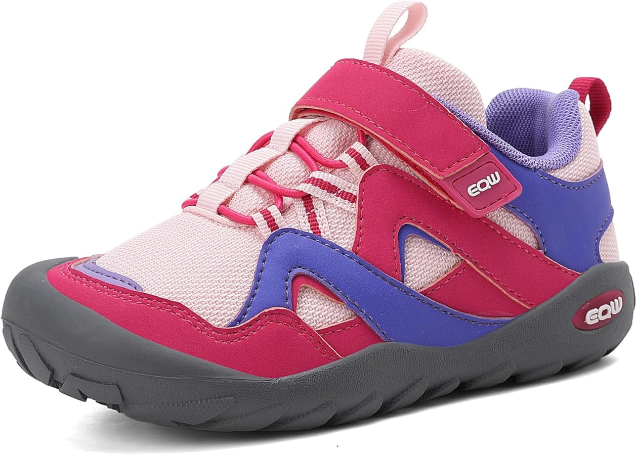 EQW Kids Waterproof Hiking Shoes for Boys & Girls Wide Toe-Box Hike Trekking Trails Shoes | Amazon (US)
