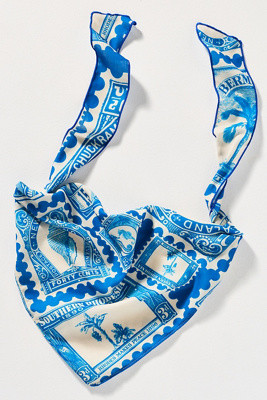Stamp Printed Hair Scarf | Anthropologie (US)