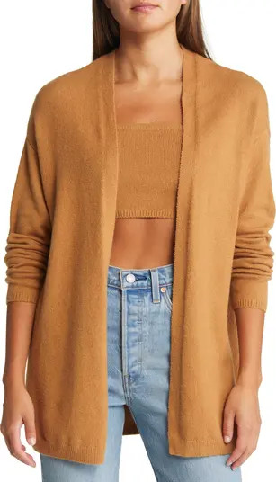 Bandeau Top & Cardigan Set | Nordstrom