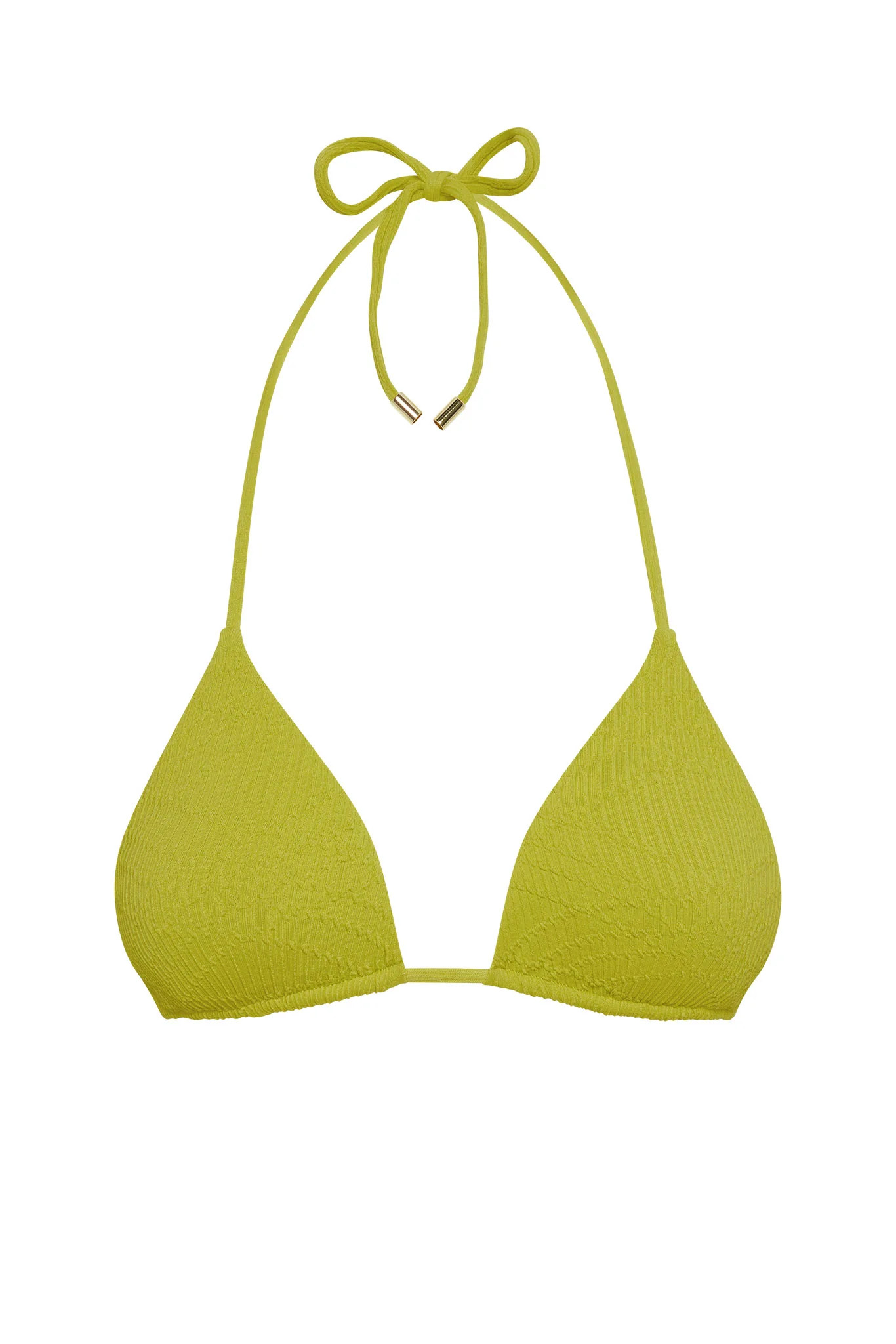 Palma Top - Chartreuse Summer Plaid | Monday Swimwear