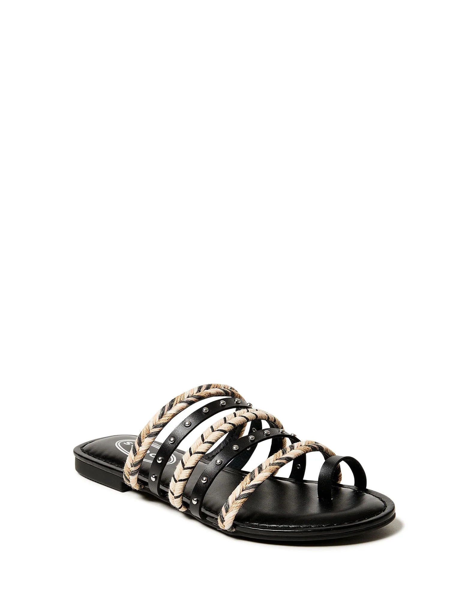 Scoop Women's Studded Strappy Slide Sandal - Walmart.com | Walmart (US)