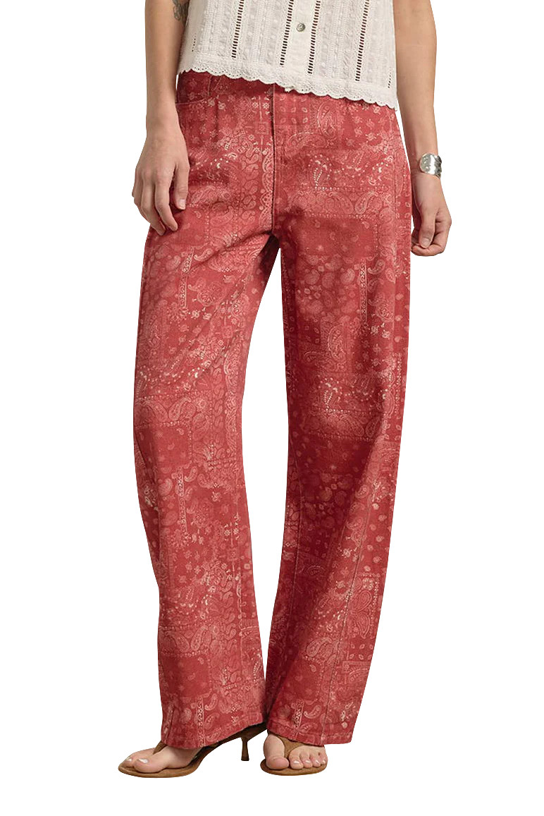 Raisonnel Bandana Print Wide Leg Western Pants | Pinto Ranch | Pinto Ranch